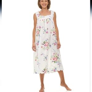 Heidi Carey Lila Rose Gathered Nightgown Medium